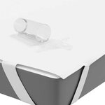 vidaXL Protège-matelas blanc 180x200 cm imperméable