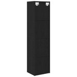 vidaXL Bibliothèque Chêne noir 143 x 30 x 36 cm Bois d'ingénierie