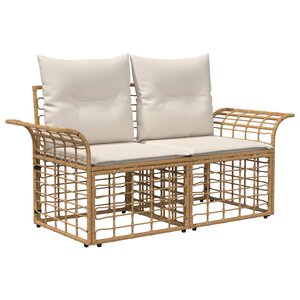 vidaXL Loveseat d'extérieur 2 pièces 2-Nombre de places