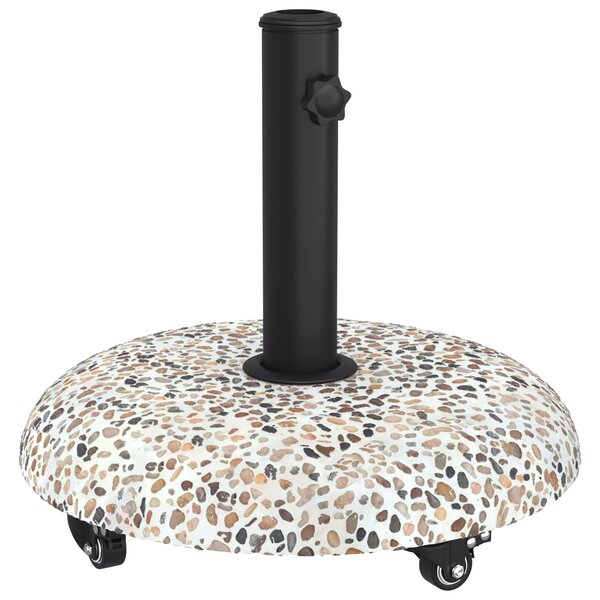 vidaXL Base de Parasol Roulante Pour Poteaux de 37/42/52/58 mm Multicolore Béton