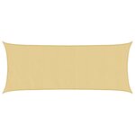 vidaXL Voile d'ombrage sable 5x2 m 100 polyester oxford