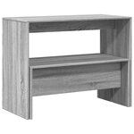 vidaXL Ensemble table à manger et bancs 3 Pièces bois d'ingénierie