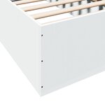vidaXL Cadre de lit sans matelas blanc 100x200 cm