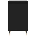 vidaXL Buffets 2 Pièces noir 40x35x70 cm bois d’ingénierie