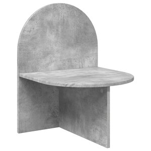 vidaXL Table de chevet Gris béton 48 x 49 x 65 cm Bois d’ingénierie