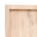 vidaXL Étagère murale 60x40x(2-4) cm bois de chêne massif non traité