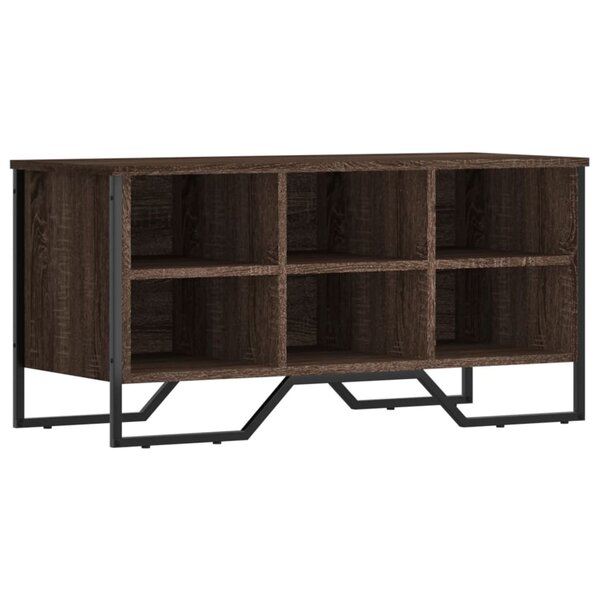 vidaXL Armoire à chaussures chêne marron 90x38x45 5 cm bois ingénierie