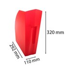 Porte-revues The Magazine Chromaline - Rouge Carmin - X 3 - Exacompta