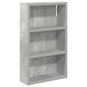 vidaXL Armoire murale de salle de bain Gris Béton 30 x 10 x 50 cm