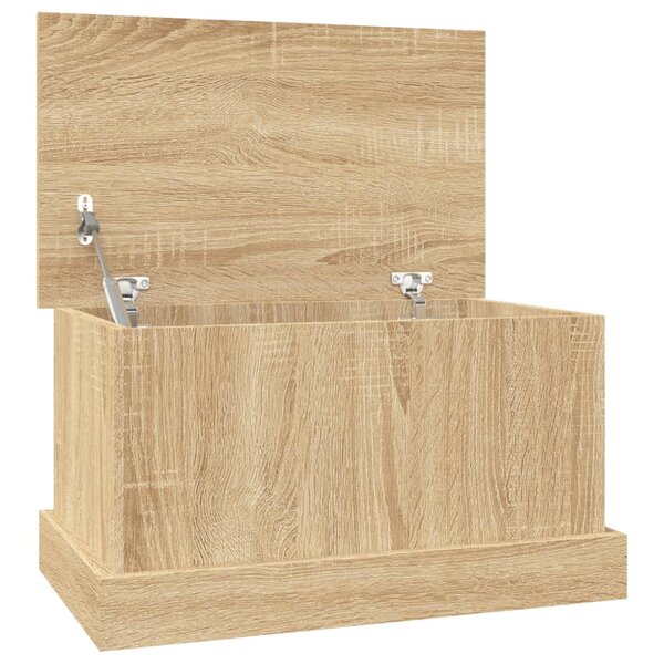 vidaXL Coffre de rangement Chêne Sonoma 50x30x28 cm Bois d'ingénierie