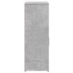 vidaXL Buffets 2 Pièces gris béton 60x30x84 cm bois d'ingénierie