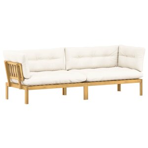 vidaXL Unité du canapé en palette de jardin 2 Pièce