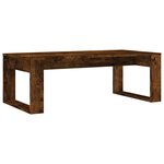 vidaXL Table basse chêne fumé 102x50x35 cm bois d'ingénierie