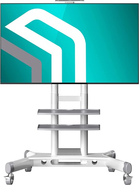 Onkron ts1552 wht support tv sur piedà  roulettes pour des téléviseurs de 40 à 70 pouces blanc