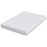 vidaXL Matelas avec Couche de Coco Blanc 140 x 190 cm Ressort ensaché