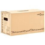 vidaXL Boîtes de déménagement Carton XXL 20 Pièces 60x33x34 cm