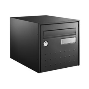 Boîte aux lettres STEELBOX Double Face normalisée - Noir 9005 - Decayeux