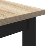 vidaXL table Chêne Sonoma 100 x 50 x 76 5 cm
