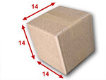 Lot de 50 boîtes carton (n°1a) format 140x140x140 mm