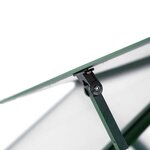 vidaXL Serre avec cadre de base vert 169x58x195 cm aluminium