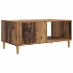 vidaXL Table basse Bois ancien 90 x 50 x 40 cm Bois d'ingénierie