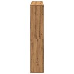 vidaXL Bibliothèque chêne artisanal 132x29x141 5 cm bois d'ingénierie