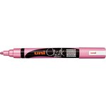 Marqueur craie chalk pwe5m  rose métallique uni-ball