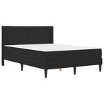 vidaXL Cadre de lit avec matelas Noir 160 x 200 cm Velours