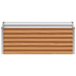 vidaXL Jardinière surélevée 98 x 50 x 36 cm Acier galvanisé