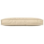 vidaXL Coussin pour dossier de palette Beige 80 x 40 x 12 cm