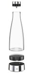 Carafe rafraîchissante BOTTLE 1 Litre Verre/acier EMSA