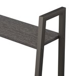 vidaXL Étagère sur pied 5 niveaux Noir 56x35x174 cm