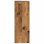 vidaXL Buffet avec 6 tiroirs vieux bois 50x34x96 cm bois d'ingénierie