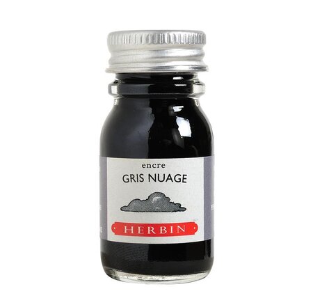 flacon encre 10ml gris nuage HERBIN