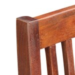 vidaXL Chaises à manger lot de 4 bois solide de manguier