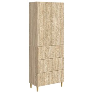 vidaXL Ensemble de Meubles 2 Pièces Chêne Sonoma 66 x 34 5 x 90 cm
