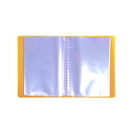 Protège-documents photos polypropylène 12.5 x 16.5 cm - 40 vues  - jaune