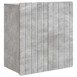 vidaXL Armoire Murale Gris béton 59 x 31 x 64 cm Bois d'ingénierie