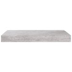 vidaXL Étagères murales flottantes 2 Pièces gris béton 40x23x3 8 cm MDF