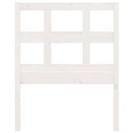 vidaXL Tête de lit Blanc 80 5x4x100 cm Bois massif de pin