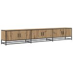 vidaXL Meuble TV chêne artisanal 240 x 35 x 41 cm Bois d'ingénierie