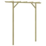 vidaXL Pergola de jardin 205 x 40 x 203 cm Bois