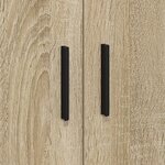Armoire de rangement vidaXL Chêne Sonoma 118x41x40 cm en bois reconstitué