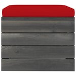 vidaXL Salon palette de jardin 6 Pièces avec coussins Bois de pin massif