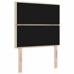 vidaXL Tête de lit avec tête de lit Crème 100 cm Cuir synthétique