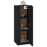 vidaXL Meuble TV mural Noir 40x34 5x100 cm