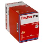 Fischer ensemble de chevilles en nylon duotec 10 50 pcs