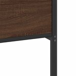 vidaXL Cadre de lit sans matelas chêne marron 150x200 cm
