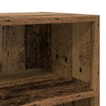 vidaXL Meuble TV en Bois Ancien Bois Ancien Bois d'ingénierie  Métal Moyen