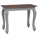 vidaXL Ensemble de tables gigognes 3 Pièces bois d'acajou massif